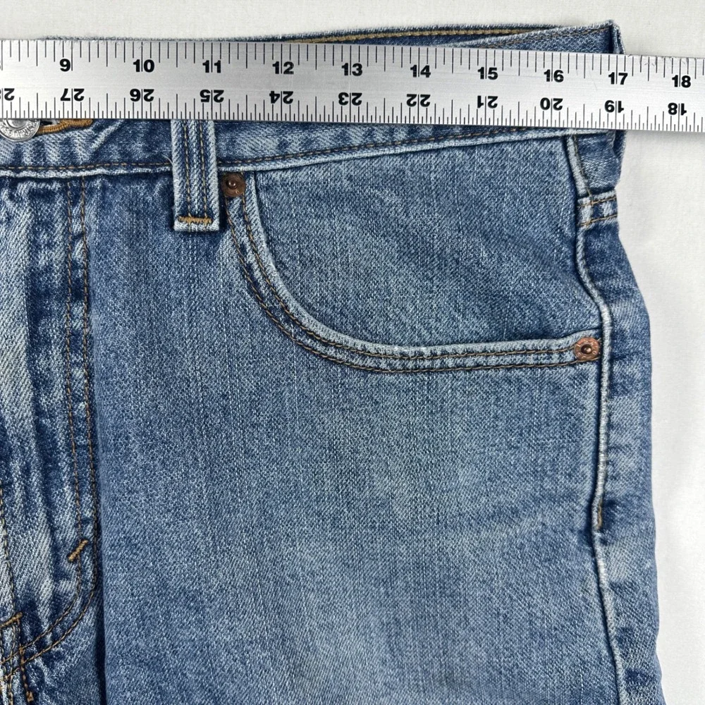 Levi's 550 Relaxed Fit Denim Shorts Sz 34‎ Blue Medium Wash Cotton Jean Jorts